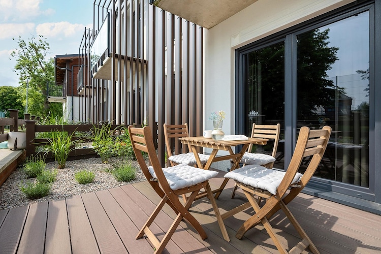 Apartament Pałacowa 4-4 Trzęsacz-Terrace balcony