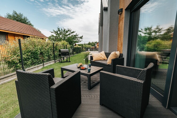 Domy wakacyjne dla 6 osób Sianożęty-Terrace balcony