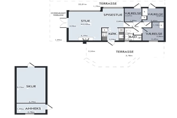 6 Personen Ferienhaus in Lundby