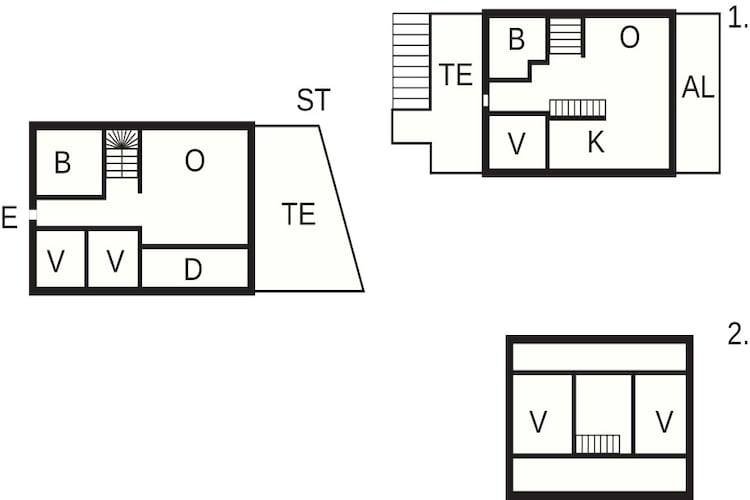 Maison de vacances pour 8 a Urangsvåg-Plan d'étage