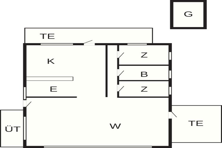 4 sterren vakantie huis in Hals-Plattegrond