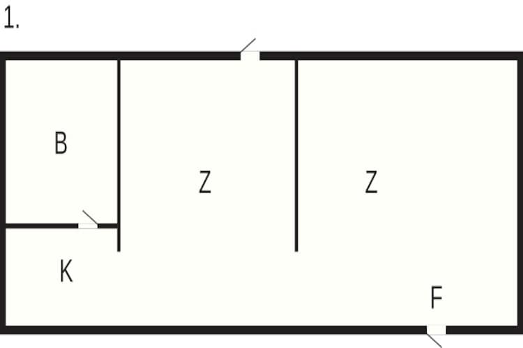 4 person holiday home in DEGEBERGA-Floor plan