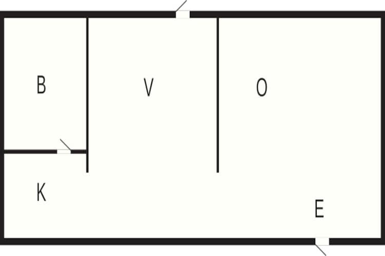 4 person holiday home in DEGEBERGA-Floor plan