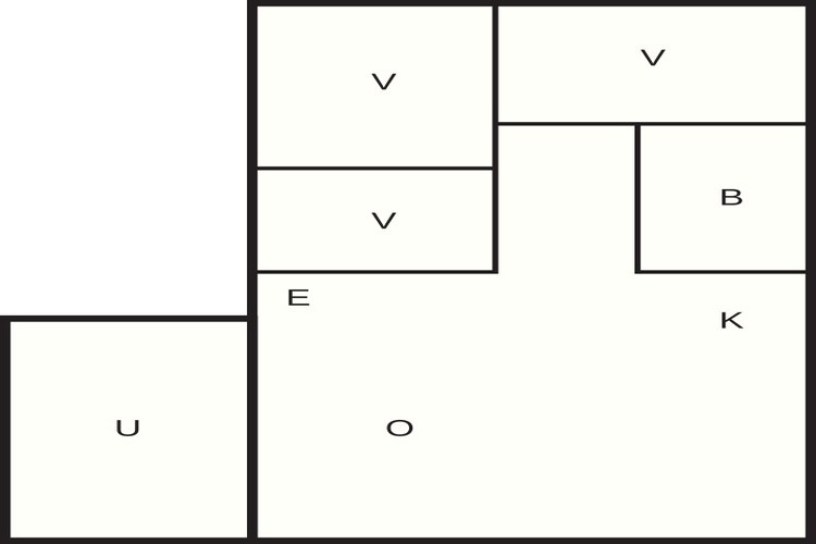 6 Personen vakantie huis in Løkken-Plattegrond