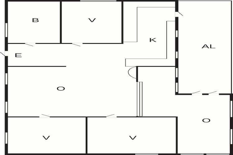 4 Sterne Ferienhaus in SÖLVESBORG-Grundriss