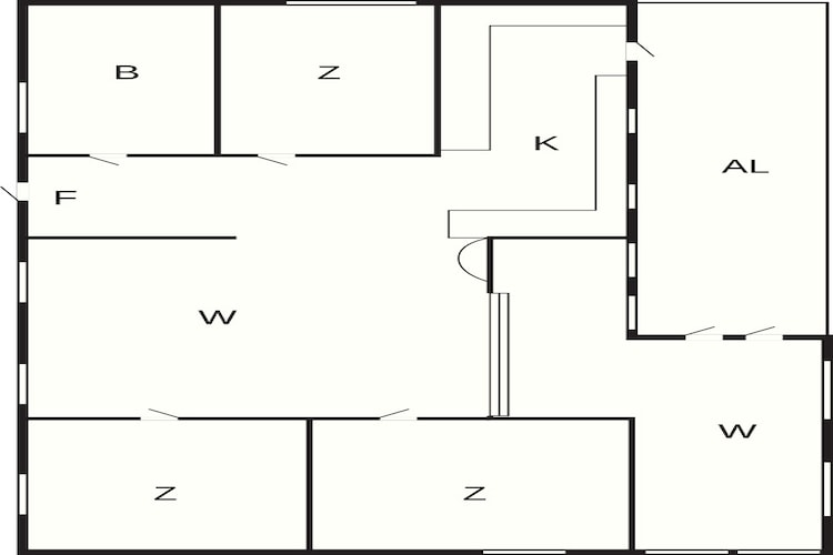 4 Sterne Ferienhaus in SÖLVESBORG-Grundriss