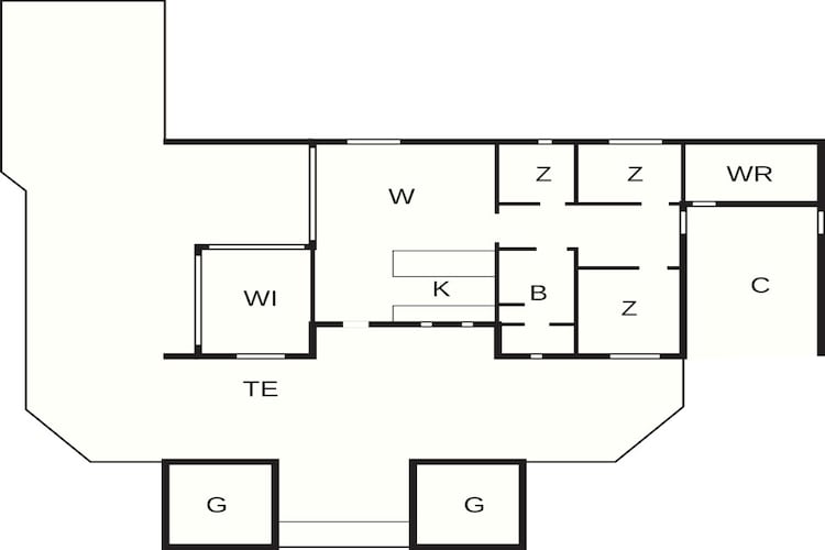 4 Sterne Ferienhaus in Karrebæksminde-Grundriss
