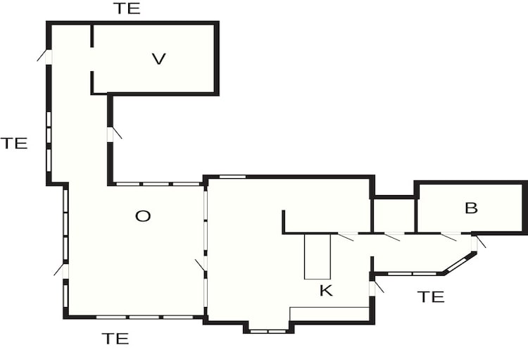 Maison de vacances pour 6 a Stege-Plan