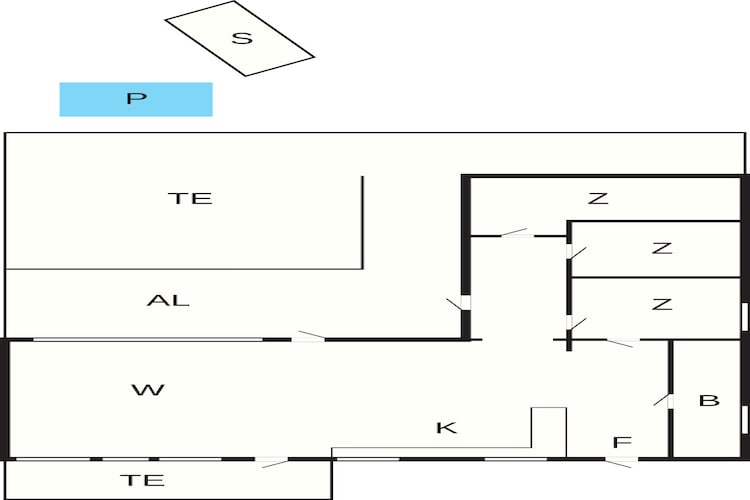 4 sterren vakantie huis in SÖLVESBORG-Plattegrond