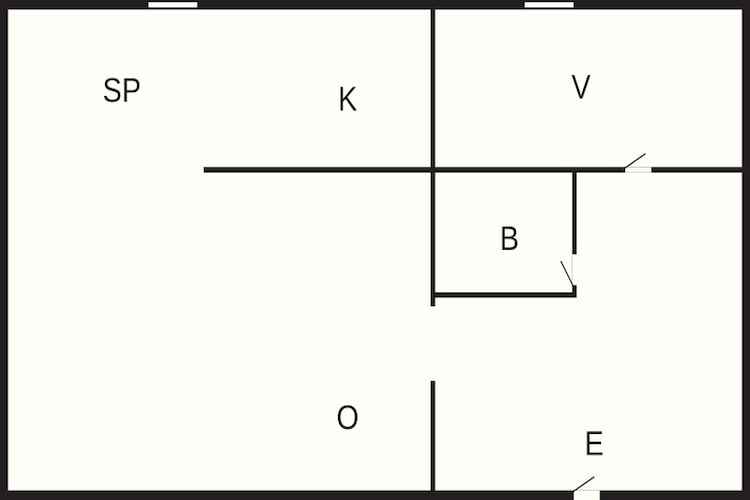 Type1 Apartment 4 pax-Plattegrond