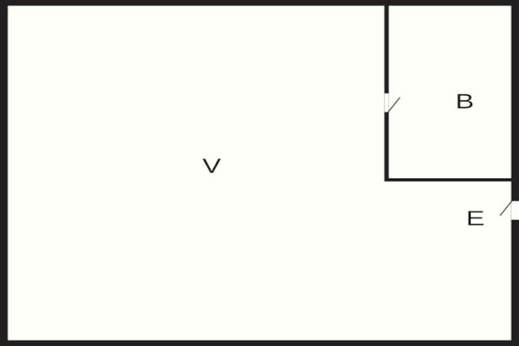 TYPE3 Double Bed Room-Plattegrond