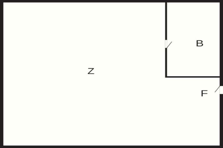 TYPE3 Double Bed Room-Plattegrond