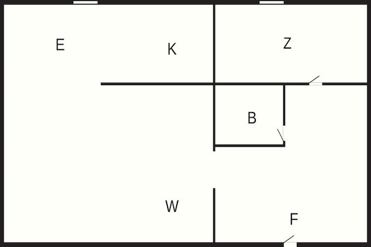 TYPE2 Apartment 4+2 pax-Plattegrond