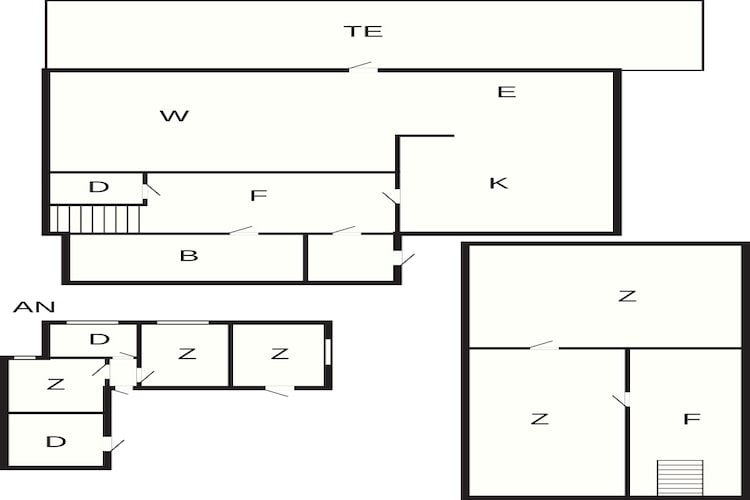 4 etoiles maison de vacances a SKJEBERG-Plan