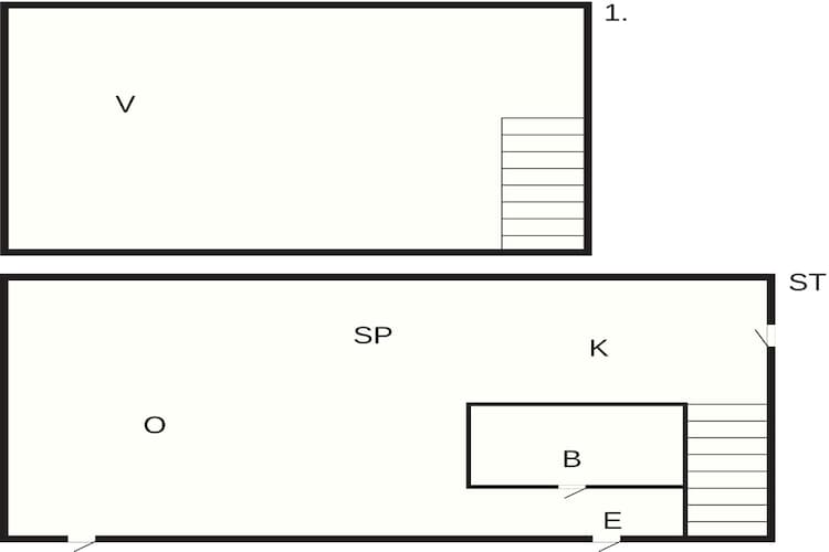 4 star holiday home in oxie-Floor plan