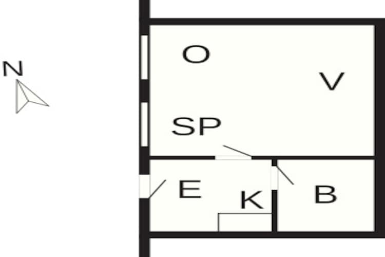4 person holiday home in Højer-Floor plan