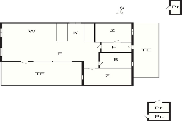 4 Sterne Ferienhaus in Løgstør-Grundriss