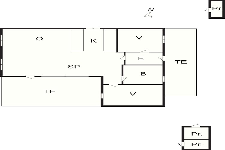 4 Sterne Ferienhaus in Løgstør-Grundriss