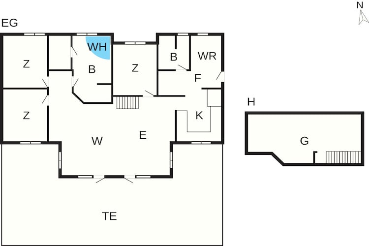 4 sterren vakantie huis in Nakskov-Plattegrond