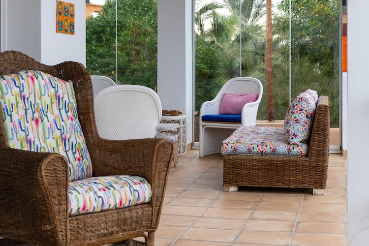 CT 385 AL - Faro's Soulrise Villa - Mojacar - Pool & Artistic Flair close to the Beach-Terrasbalkon