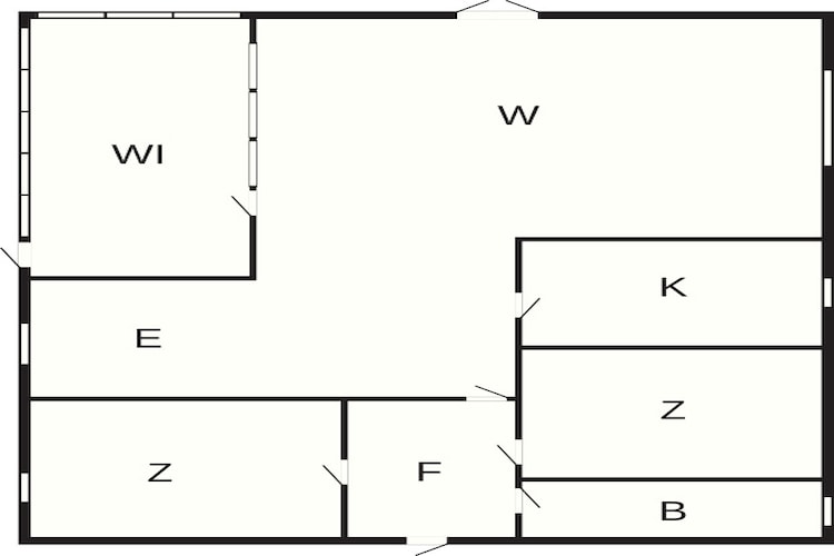 4 Personen vakantie huis in Hals - Plattegrond