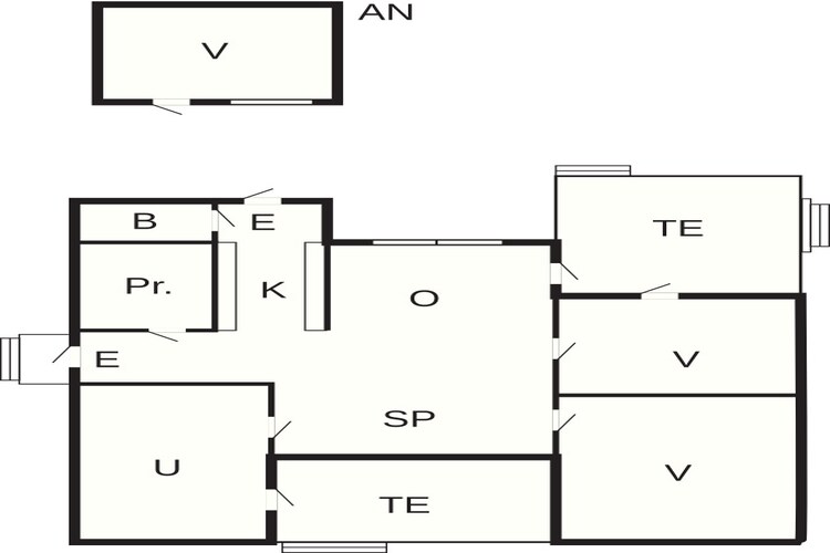 4 etoiles maison de vacances a SÖLVESBORG - Plan