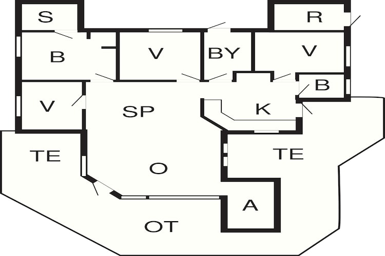 4 star holiday home in Hørve-Floor plan