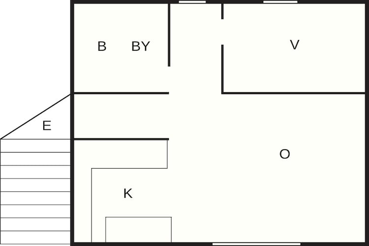 4 Personen vakantie huis in HENÅN-Plattegrond