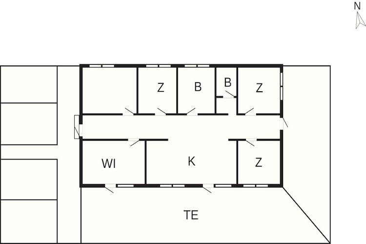 Luxe en wellness aan het strand van Saltum - Plattegrond
