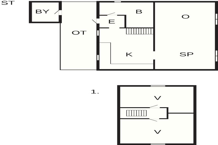 4 Personen vakantie huis in Hanstholm-Plattegrond