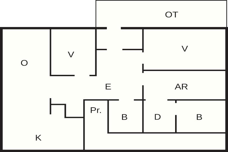 5 Personen vakantie huis in Flatanger-Plattegrond