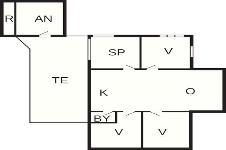 4 sterren vakantie huis in Svendborg-Plattegrond
