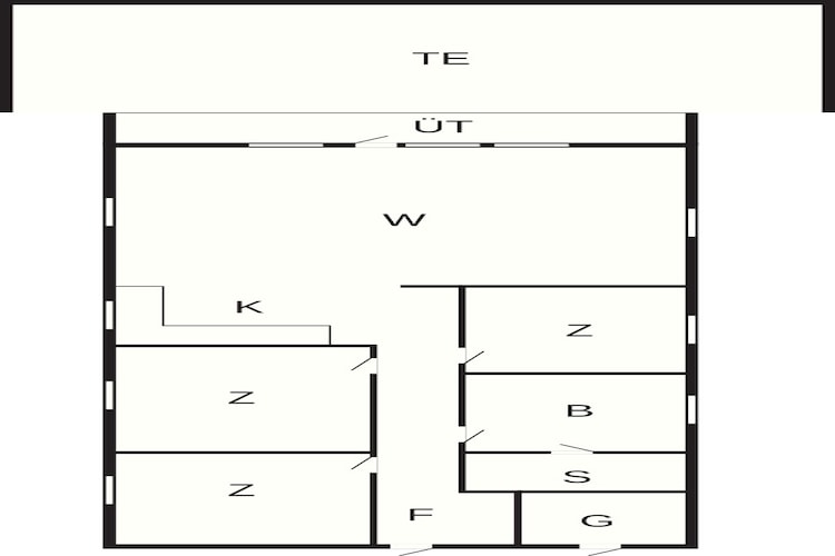 6 Personen vakantie huis in Hemmet - Plattegrond