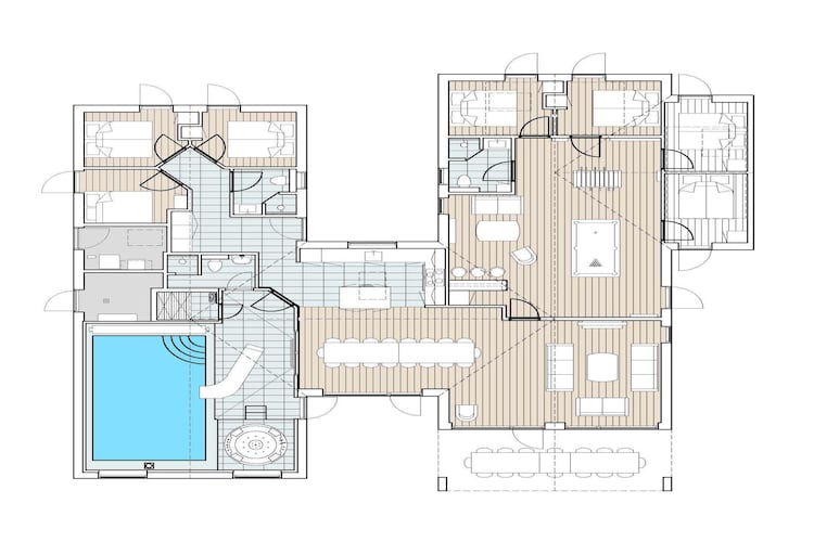 5 etoiles maison de vacances a Glesborg-Plan