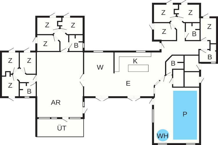5 etoiles maison de vacances a Glesborg - Plan
