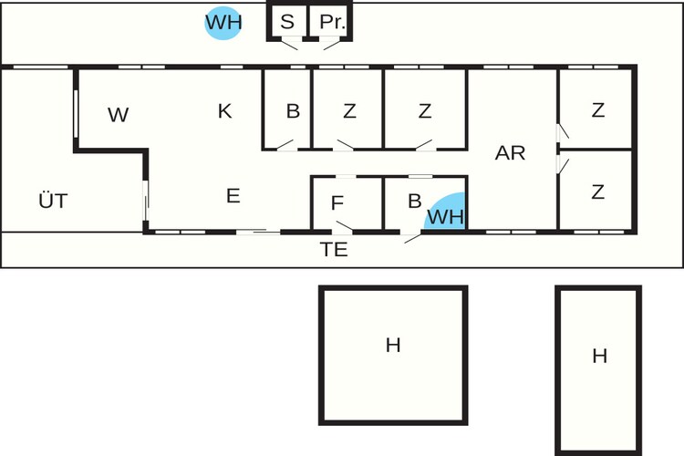 5 sterren vakantie huis in Lemvig - Plattegrond