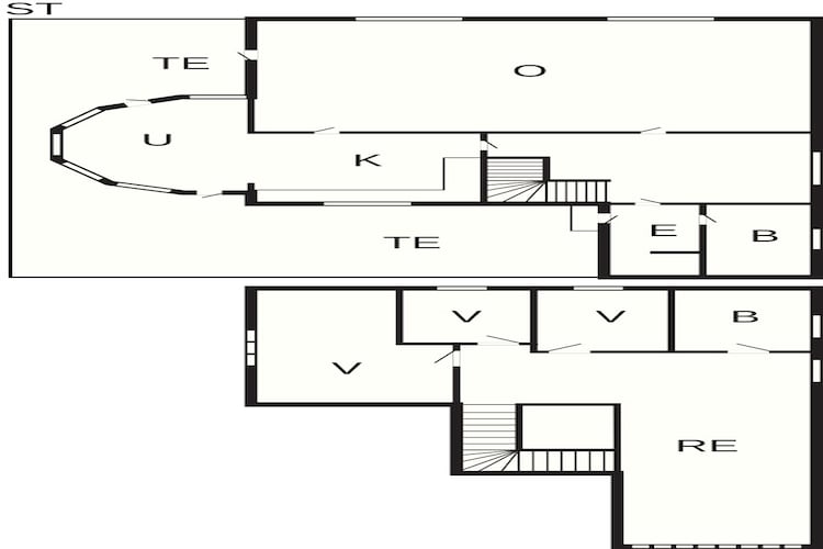 4 sterren vakantie huis in Hals-Plattegrond