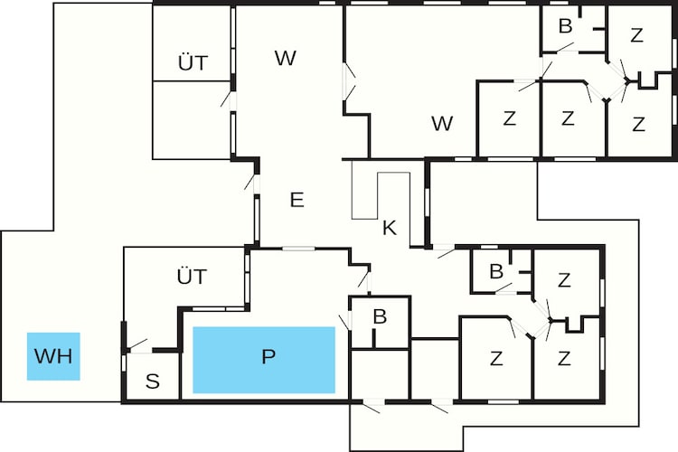 5 star holiday home in Bogense - Floor plan