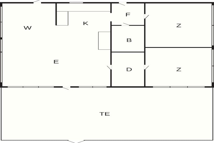 4 sterren vakantie huis in Ebeltoft - Plattegrond