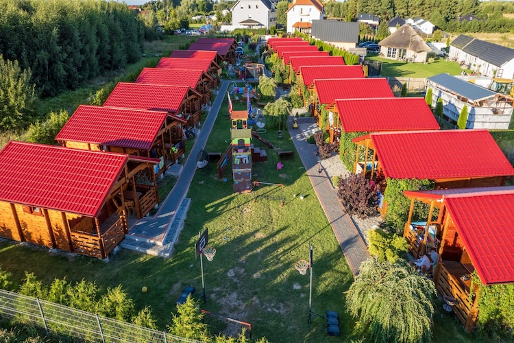 Parterowe domki wakacyjne dla 6 osób w Gąskach SPA w cenie pobytu-Buitenkant zomer