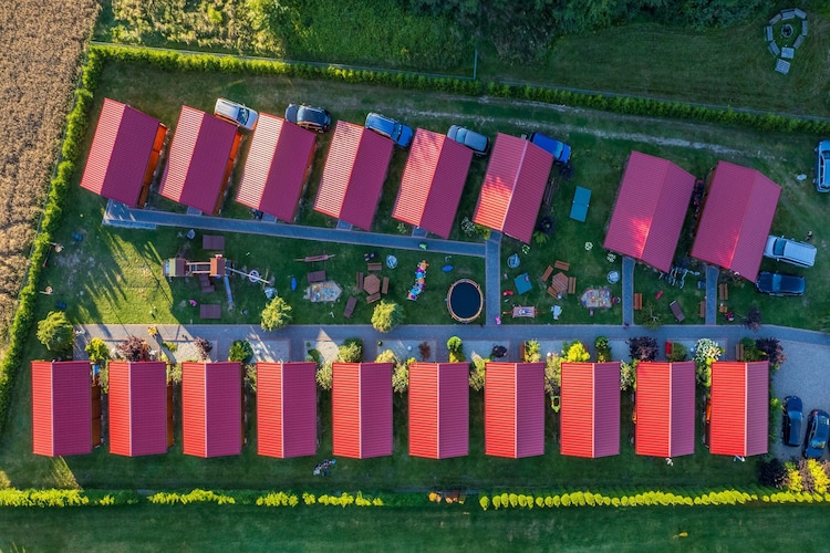 Parterowe domki wakacyjne dla 6 osób w Gąskach SPA w cenie pobytu-Buitenkant zomer