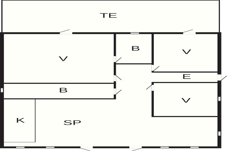 4 etoiles maison de vacances a Væggerløse-Plan