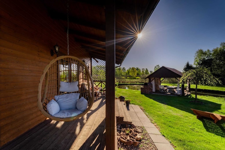 Domek wakacyjny VIP dla max 7 osób w Bałachach - Terrasse