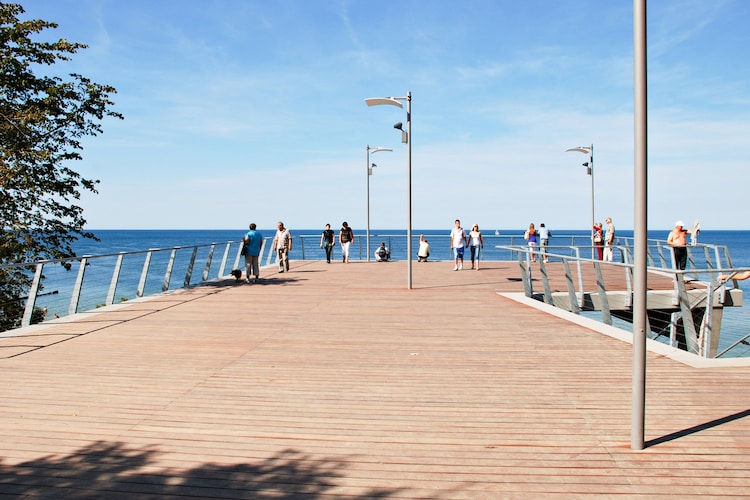 Domki wakacyjne Rewal-Gebieden zomer 1km