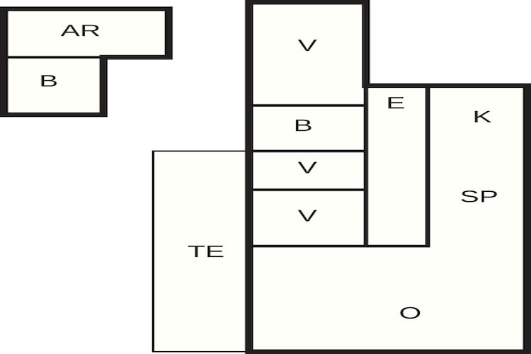 5 sterren vakantie huis in Løkken - Plattegrond