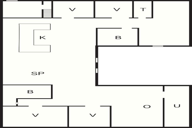 5 sterren vakantie huis in Blokhus - Plattegrond
