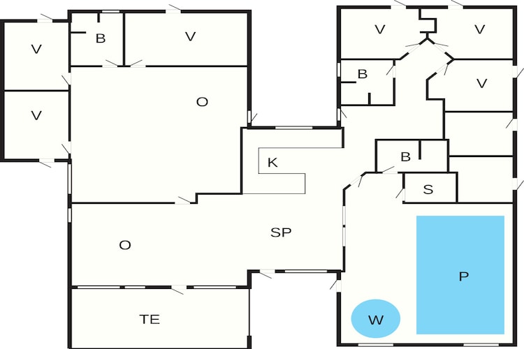 5 etoiles maison de vacances a Glesborg - Plan