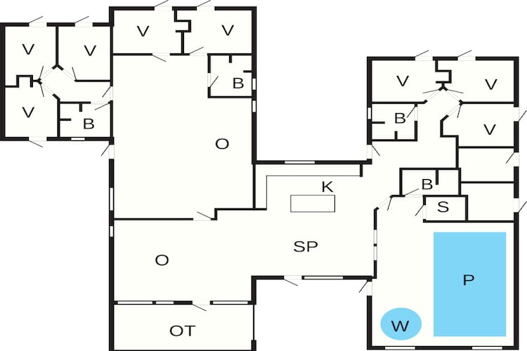5 etoiles maison de vacances a Glesborg - Plan
