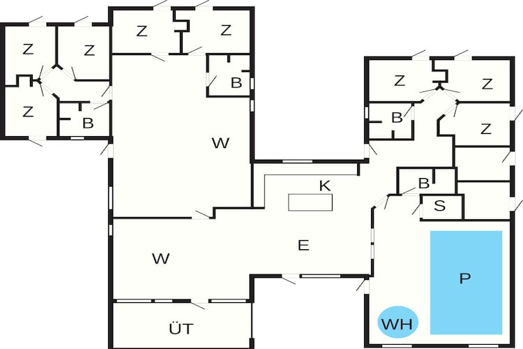 5 etoiles maison de vacances a Glesborg - Plan