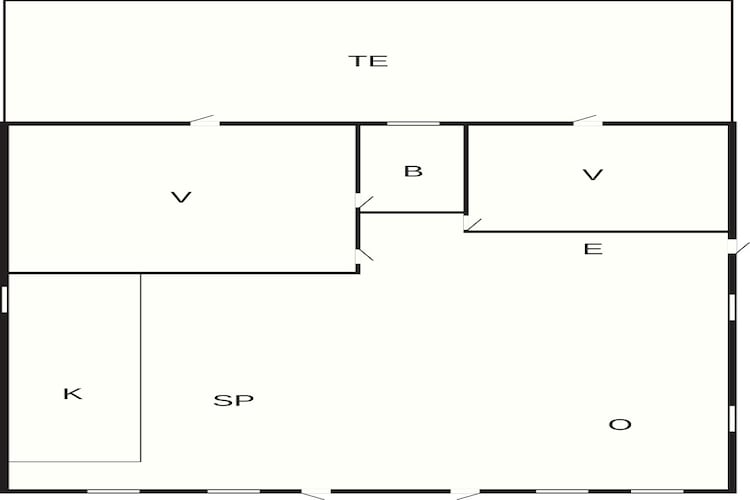 6 Personen vakantie huis in Dannemare - Plattegrond